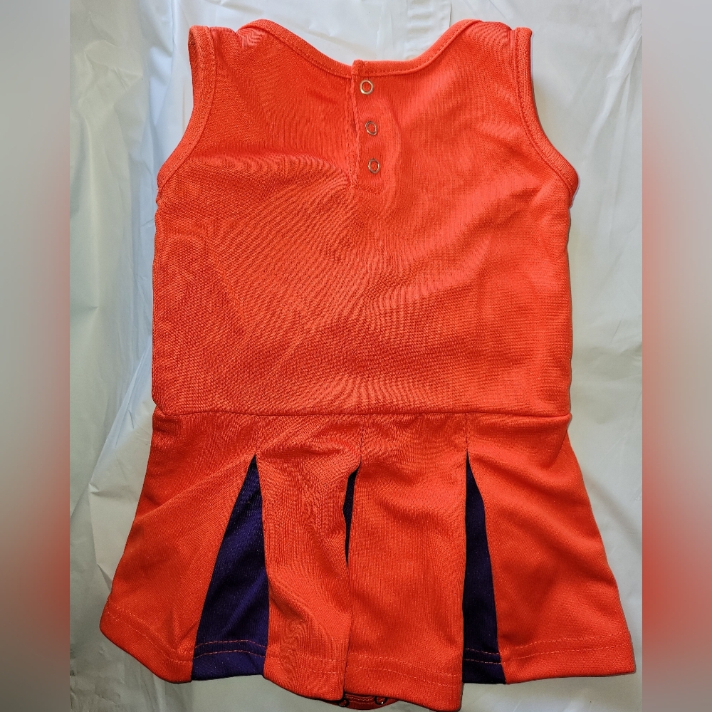 CLEMSON TIGERS INFANT 6-12 MONTHS CHEER DRESS - Picture 2 of 5